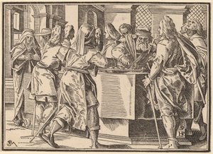 Kristus fortæller sine disciple om den sidste dom af Christoph Murer