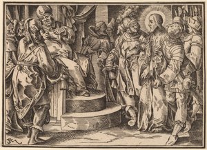 Kristus fortæller sine disciple om den sidste dom af Christoph Murer