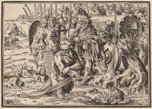 Sankt Jakobs martyrium (?)