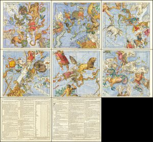 Globi Coelestis in Sex Tabulas Planas Redacti Descriptio af Christoph Weigel the Elder