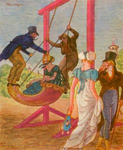 Schaukel / Swing (farvelitografi)
