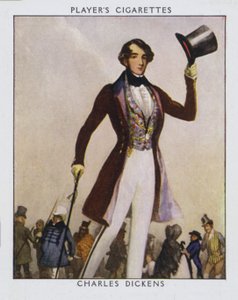 Charles Dickens (farve litografi)