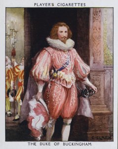Hertugen af Buckingham, Steenie, favorit af kong James I (farve litho)