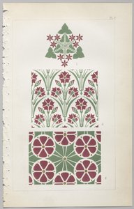 Kunsten at dekorativt design: med et appendiks, der angiver de timer på dagen, hvor blomsterne åbner, udgivet af Day & Son, London, 1862 af Christopher Dresser