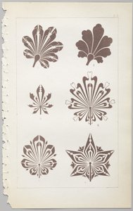 Kunsten at dekorativt design: med et appendiks, der angiver de timer på dagen, hvor blomsterne åbner, udgivet af Day & Son, London, 1862 af Christopher Dresser