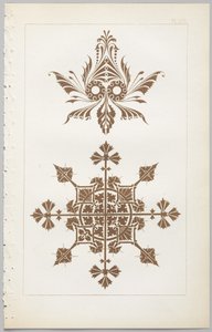 Kunsten at dekorativt design: med et appendiks, der angiver de timer på dagen, hvor blomsterne åbner, udgivet af Day & Son, London, 1862 af Christopher Dresser
