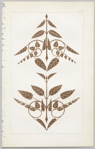 Kunsten at dekorativt design: med et appendiks, der angiver de timer på dagen, hvor blomsterne åbner, udgivet af Day & Son, London, 1862 af Christopher Dresser