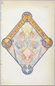 Kunsten at dekorativt design: med et appendiks, der angiver de timer på dagen, hvor blomsterne åbner, udgivet af Day & Son, London, 1862 af Christopher Dresser