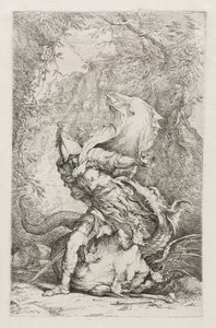 Jason og dragen af Christopher Richard Wynne Nevinson