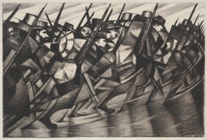 Vender tilbage til skyttegravene af Christopher Richard Wynne Nevinson