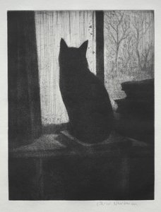 Katten af Christopher Richard Wynne Nevinson