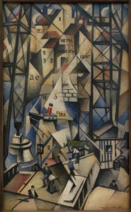 Den gamle havn af Christopher Richard Wynne Nevinson