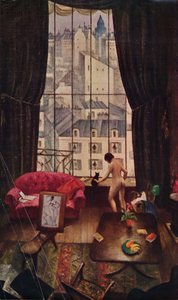 Et studie i Montparnasse, c1926, 1935.