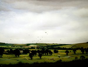 Et engelsk landskab af Christopher Richard Wynne Nevinson