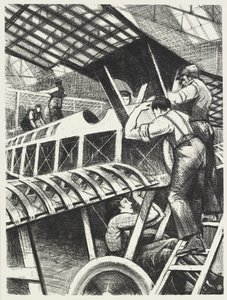 Samling af dele, 1917 af Christopher Richard Wynne Nevinson