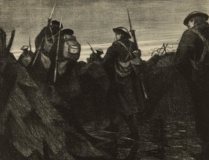 Relieffer ved daggry af Christopher Richard Wynne Nevinson