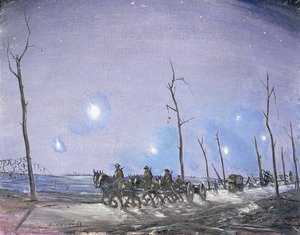 Verey Lights, 1918 af Christopher Richard Wynne Nevinson