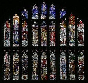 The Spirit of God: Chapter House-vindue af Christopher Whall, 1903 af Christopher Whall