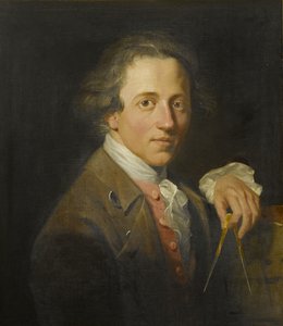 Portræt af en ung kunstner (John Soane), 1776 af Christopher William Hunneman