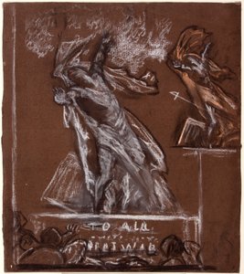 Figurstudie til et krigsmindesmærke, c1920. af Christopher Williams
