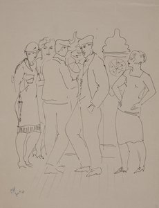 Bar i Marseille, 14. juni af Christopher Wood