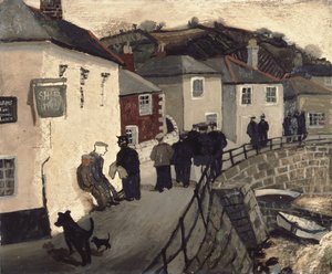 Ship Inn, Mousehole af Christopher Wood