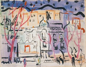 Gadescene, Sydfrankrig af Christopher Wood