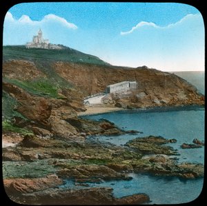The Lizard Lighthouse, Cornwall, slutningen af det 19. eller begyndelsen af det 20. århundrede