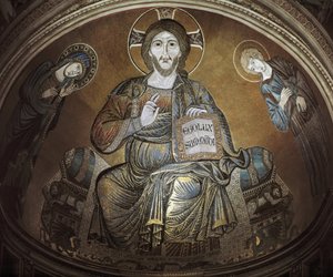 Kristus i Majestæt. Mosaik