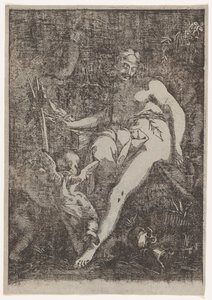 Sankt Maria Magdalena i anger, 1590-1607. af Circle of Giuseppe Scolari