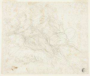 Nymfe og satyr af Ciro Ferri
