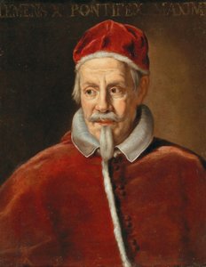 Portræt af paven Clemens X 1590-1676, begyndelsen af 1670