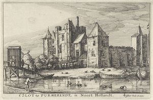 Purmersteijn Slot i Purmerend af Claes Jansz. Visscher (II)