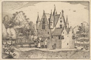 Et slot, tavle 22 fra hertugdømmet Brabant, ca. 1610