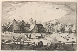 Blekerye aededuyne beliggende (gårde og blegemarker) af Claes Jansz Visscher