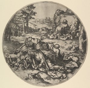 Kristus i Getsemane kopi, 1600-tallet.