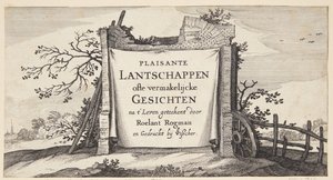 Titelblad til "Landskaber med landsbyer nær Amsterdam"