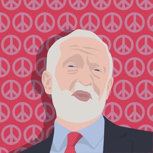 Portræt af Jeremy Corbyn
