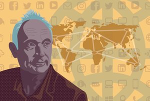 Tim Berners Lee af Claire Huntley
