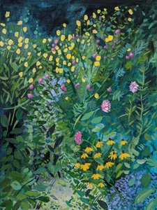En livlig sommerhave af Claire Whitehead
