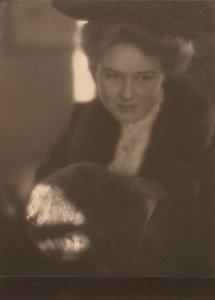 Pige med muffe af Clarence H. White