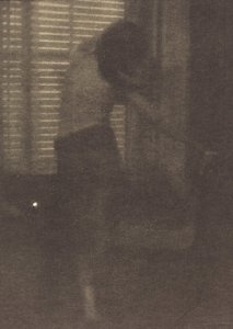 Model i studie i New York, ca. 1915 (foto)