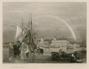 Greenwich Hospital, London af Clarkson Frederick Stanfield