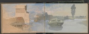Isle of Wight og Kent skitsebog af Clarkson Stanfield