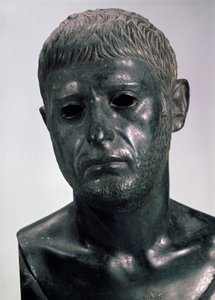 Portræt af en romersk Sextus Pompejus, 2 H. af 1. århundrede. f.Kr
