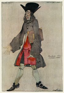 Tiggeroperaen, Peachum (farve litho)