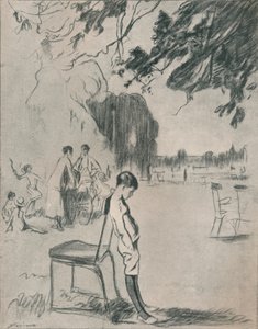 Jeg er syg til døden af kvinder fra drengen, c1900 af Claude Allin Shepperson