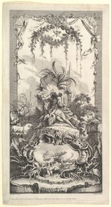 Leda og Svanen.n.d. af Claude Augustin Duflos