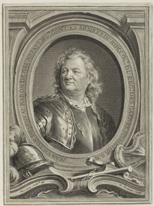 Portræt af Jean-Victor, baron de Besenval af Claude Drevet