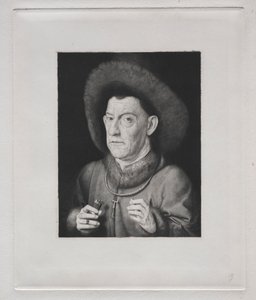 Mand med en lyserød af Claude Ferdinand Gaillard